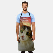 Tablier Adorable Cute Calico Chat (Porté)