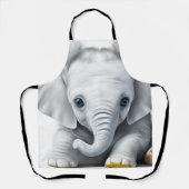 Tablier adorable Grey Baby Elephant (Recto)