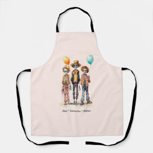 Tablier Adorable Pastel Zombie Trio - Jolie Halloween (2)