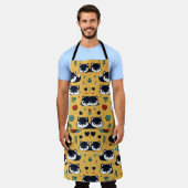 Tablier Adorable Petit Motif de Skunk Apron (Porté)