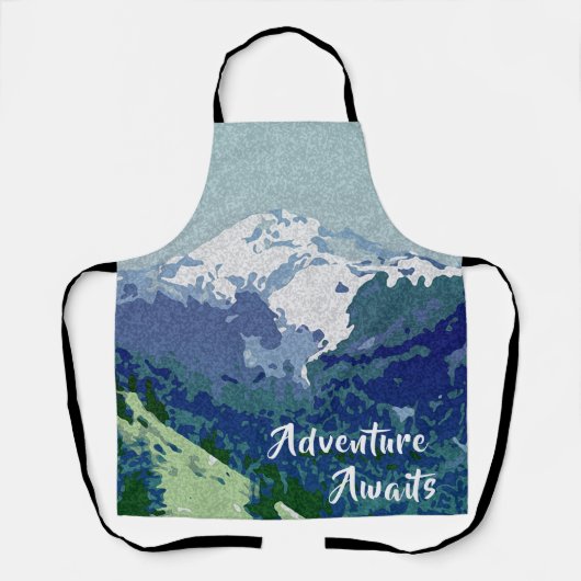 Tablier Adventure Await Mountain (Recto)