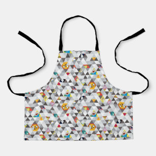 Tablier Adventure Time Triangular Character Pattern