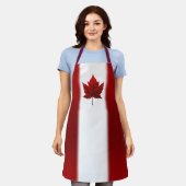 Tablier Aéron du drapeau du Canada Aéron de souvenir Feuil (Porté)