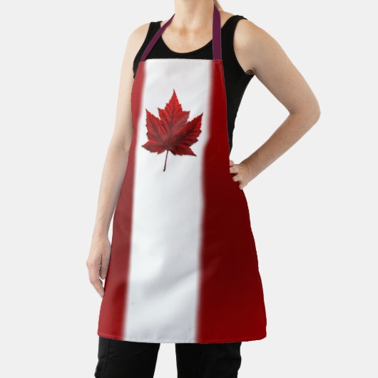 Tablier Aéron du drapeau du Canada Aéron de souvenir Feuil (Insitu)