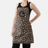 Tablier Aéron initial de café Monogramme (Insitu)