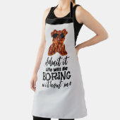 Tablier Aéron Sizzling Bacon : Humour Chef personnalisable (Insitu)