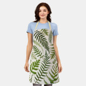 Tablier Aéroport d'impression de fougères vertes, (Porté)