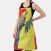 Tablier Aéroport Rosella Parrot Aire d'art bleu coloré (Insitu)