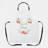 Tablier Aesthetic Strawberry & Cherry Apron (Recto)