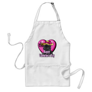 Tablier Affenpinscher Valentines cadeaux de jour