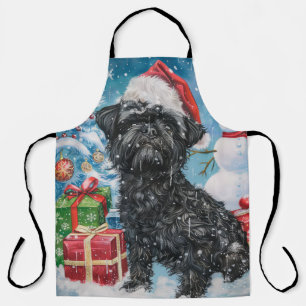 Tablier Affenpinscher Winter Wonderland Christmas Joie