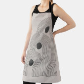 Tablier affiche contemporaine Abstraite du milieu du siècl (Insitu)