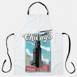 Tablier Affiche de voyage Chicago Illinois États-Unis