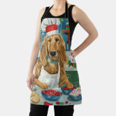 Tablier Afghan Hound Holiday Baking : Noël festif (Insitu)