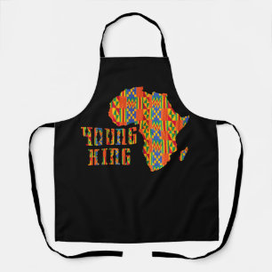 Tablier Afrique Kente Art Africain Américain Carte Imprime