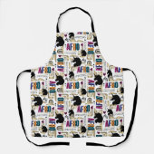 Tablier Afro Unicorn Bold Motif (Recto)