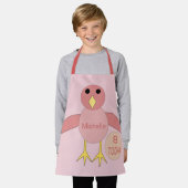 Tablier Âge personnalisé Fille Chick (Porté)