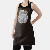 Tablier Agent de police personnalisé Sheriff Cop NAME Badg (Insitu)