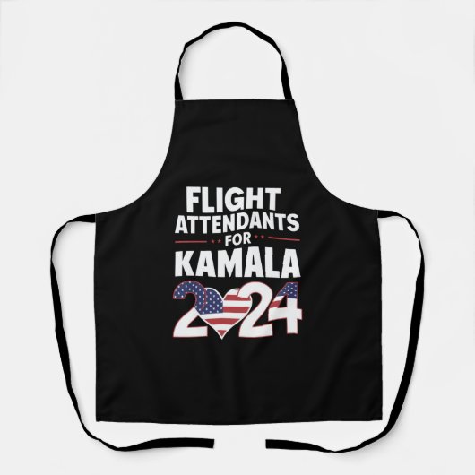 Tablier Agents de bord pour Kamala Harris Élection 2024 (Recto)