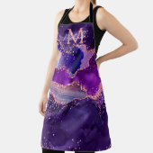 Tablier Agitation des séquences de Parties scintillant vio (Insitu)