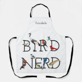 Tablier Agrément Nerd d'oiseaux trois (Recto)