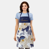 Tablier Agritourisme Floral Français Stylé Rustique Joli (Porté)