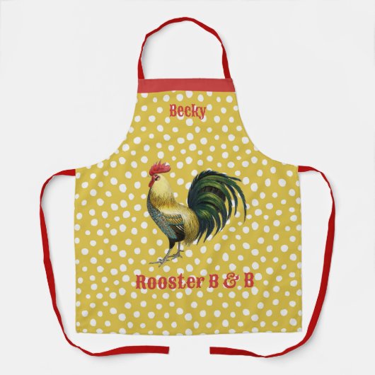 Tablier Agritourisme sur mesure B & B Country Roster (Recto)