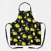 Tablier Agrumes TROPICALES FRUITS D'ÉTÉ Citron orange tran (Recto)