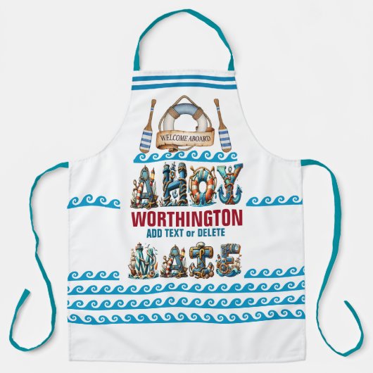 TABLIER AHOY MATE ! (Recto)