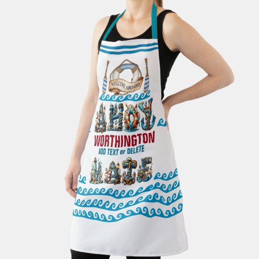 TABLIER AHOY MATE ! (Insitu)