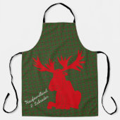 Tablier Ai moi Moose By Newfoundland cutshirt cute NFLD (Recto)