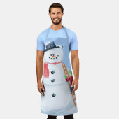 Tablier Aide Du Père Noël Pour Construire Un Snowman Silen (Porté)