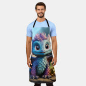 Tablier Aiden, un dragon lunaire (Porté)