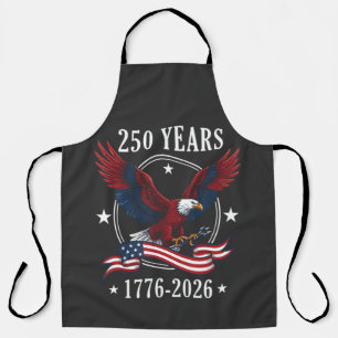 Tablier Aigle Et Drapeau 250 Ans 1776-2026 250ème