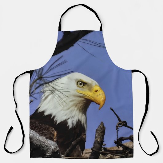 Tablier Aigle mâle à chaume (Recto)