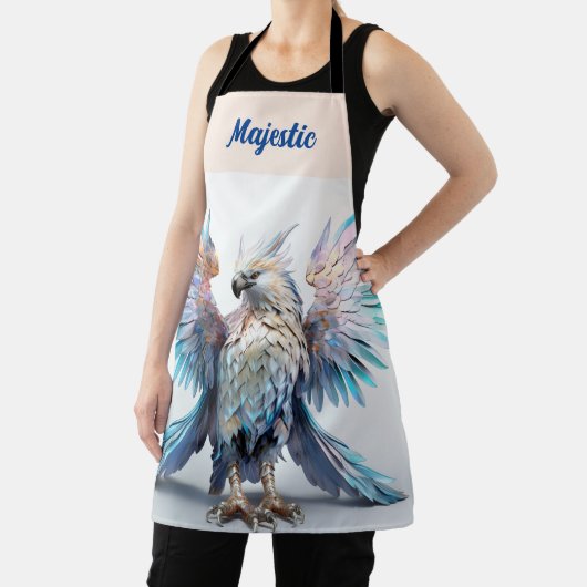 Tablier Aigle métallique Iridescendant (Insitu)