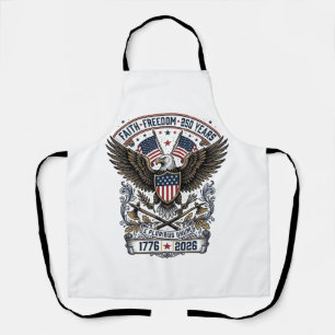 Tablier Aigle Patriotique 250 Ans Vintage Liberté