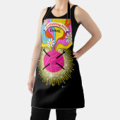 Tablier Aiguilles en tricot de fils artisanat hippie super (Insitu)