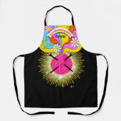 Tablier Aiguilles en tricot de fils artisanat hippie super (Recto)