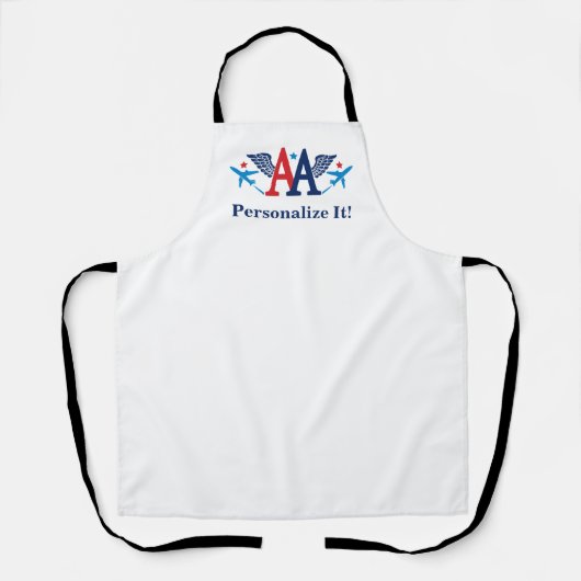 Tablier Ailes AA avec plan Logo Apron (Recto)