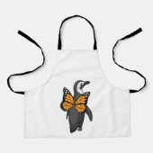 Tablier Ailes de papillon pingouin (Recto)