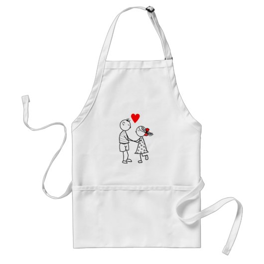 Tablier Aimer Couple Apron (Devant)
