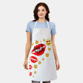 Tablier Aimer cuisiner (Porté)