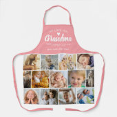 Tablier Aimer You Grandma Photo Collage Apron (Recto)