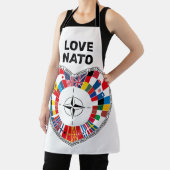 Tablier Aimez les pays de l'OTAN, avec l'OTAN (Insitu)