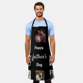 Tablier Aimez-vous papa fête des pères heureuse #2 (Porté)