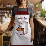 Tablier Air Fryer Queen<br><div class="desc">Augmentez la chaleur dans la cuisine avec ce tablier ludique et personnalisable avec une friteuse à air mignonne et souriante, prête à servir de la bonté croustillante ! Le design amusant et d'inspiration kawaii ajoute de la personnalité à votre routine de cuisine, tandis que le texte personnalisable vous permet de...</div>