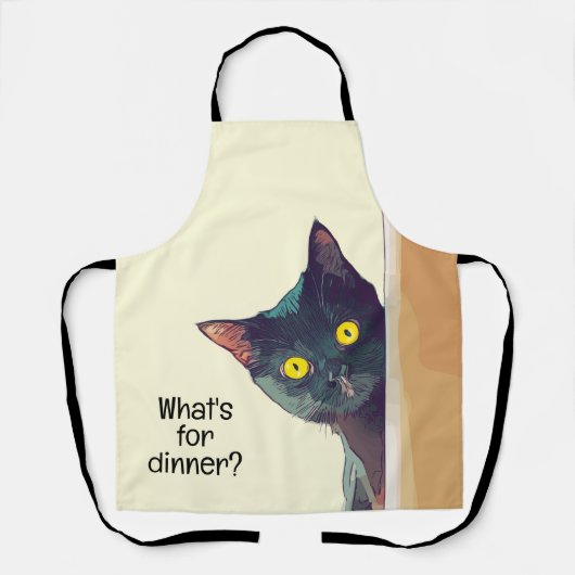 Tablier Aire de conception de chat de Pékin (Recto)