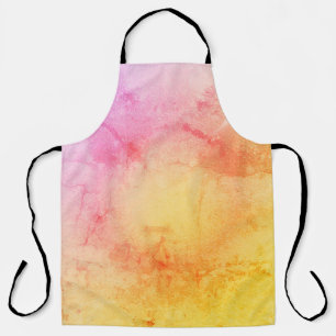 Tablier Aire de Cuisine d'aquarelle coucher de soleil