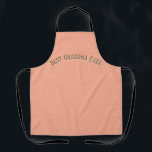 Tablier Aire de cuisson Pastel personnalisée - Nom personn<br><div class="desc">Réchauffez des souvenirs sucrés avec ce tablier de cuisson pastel personnalisé. Ajoutez votre nom ou une citation de cuisson préférée pour créer un tablier unique et élégant parfait pour toutes vos aventures de cuisson. Ce tablier fait un cadeau délicieux pour les boulangers de tous niveaux de compétence.</div>